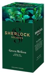 MAY LLc Sherlock Secrets - Green Melissa, ízesített filteres zöld tea, 39, 6g, 22filter