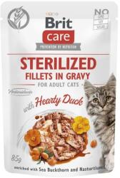 Brit Care Cat Sterilized Fillets in Gravy with Hearty Duck 6 x 85 g