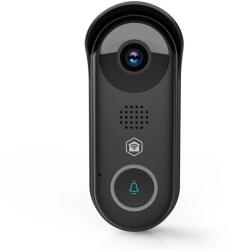 Nedis WIFICDP11BK - Intelligens videócsengő érzékelővel 5V Full HD 1080p IP54 Wi-Fi Tuya WIFICDP11BK (NE0822)