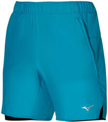 Mizuno Core 7.5 2in1 Short Algiers Blue Férfirövidnadrág S
