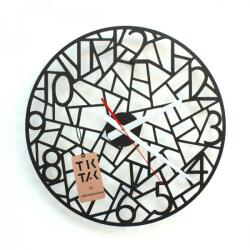 DECOlicious falióra, DECOZ21, modern, fekete, 40 cm (DECOZ21)