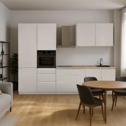 TEMPO KONDELA Konyhabútor, 3, 3 m, matt kasmír/kasmír, ASTI 330