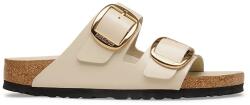Birkenstock papuci cu toc plat de femei din piele Arizona Big Buckle PPY2-KLD05H_01X