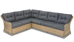 Garden Point Kerti sarokkanapé technorattanból Toledo Garden Point cappuccino (GAP323NLP)