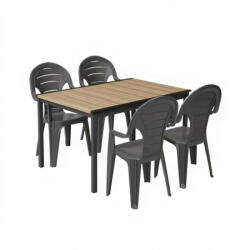  Lagos 4+1 kerti bútor garnitúra szett kőris-grafit (260567_218091_4) - watermarkt