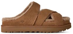UGG papuci din piele W Greenport Cross Strap Slide PPY2-KLD0C3_82X