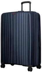 JUMP ENAIS törhetetlen sötétkék bővíthető nagy bőrönd STA20-NAVY L - taskaweb