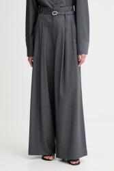 Isabelle Blanche nadrág gyapjú keverékből - szürke M