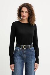 Luisa Spagnoli gyapjú pulóver - fekete L - answear - 39 990 Ft