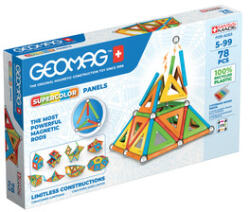 Geomag Supercolor Panels Recycled 78 buc (379) Jucarii de constructii magnetice