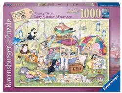 Ravensburger Puzzle 1000 buc - Pisici Nebune (16975) Puzzle