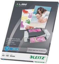 Leitz iLAM UDT meleglamináló fólia - A3 - 100 mikron - 100 db/csomag (E74870000)