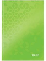 Leitz WOW keményfedeles beírókönyv A5 vonalas zöld (E46271054)