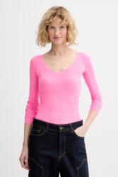 American Vintage pamut hosszúujjú - rózsaszín S