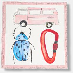 Stine Goya selyem kendő 0 - fehér Univerzális méret