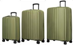 JUMP ENAIS törhetetlen olivazöld három részes bőrönd szett STA20-Olive szett - minosegitaska