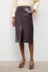 Answear. LAB kivágással bőr szoknya SORA Unscripted kollekció - burgundia L