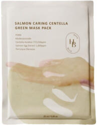 HEVEBLUE Salmon Caring Centella Green Mask Pack - Hidratáló és Nyugtató Maszk 1db/25ml