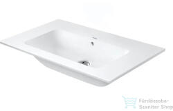 Duravit ME BY STARCK 83x49 cm-es mosdó csaplyuk nélkül, matt fehér 2336833260 (2336833260)