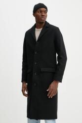 Samsøe Samsøe gyapjúkabát SATESFA - fekete M