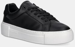 Calvin Klein sportcipő FF CUPSOLE LACE UP LTH - fekete Női 40