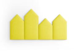 MIRAS Kárpitozott panelek Trinity Csúcs - sárga
