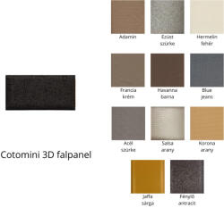 InnoWall Cotomini 3D falpanel 30x15 cm - többféle színben (Cotomini) - csempebolt