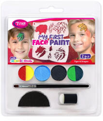 TyToo TyToo: Primul meu set de pictură pe față - Tigri și Dragoni (KQPXX1800431) Costum bal mascat copii