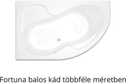 Méta Hungary Kft H2O Fortuna aszimmetrikus fürdőkád, balos - többféle méretben (12028-1)