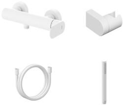 Ravak Hungary Kft Eleganta fali zuhanycsaptelep szettel, fehér EL 032.10WV+S (X07S139)