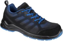 BENNON BENNON SPACER S1PS NM LOW / S1PS biztonsági bakancs sportos szabással, fém alkatrészek nélkül - fekete/kék 43 (1088032069-43)