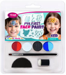 TyToo TyToo: Primul meu set de pictură facială - Câini și pisici (KQPXX1800429) Costum bal mascat copii
