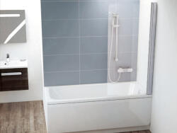 RAVAK CVS1-80 jobb kádparaván szatén + transparent (7QR40U00Z1) - csempebolt