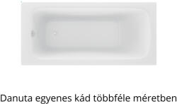 Méta Hungary Kft H2O Danuta egyenes fürdőkád - többféle méretben (12056-1)