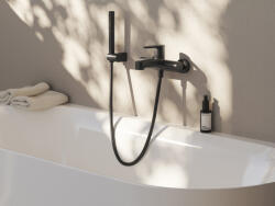 Ravak Hungary Kft Puri kádcsaptelep 150 mm PU 022.20BLM, matt fekete (X070185)