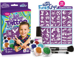 TyToo TyToo: FunkyGuyz set de tatuaje cu sclipici (KQPXX1800465)