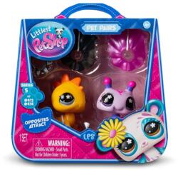 MGA Entertainment Littlest Pet Shop: Pachet dublu de figurine S5 - Albinuță și Iguana (LPS01040/01043) Figurina