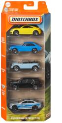 Mattel Matchbox: Set de 5 mașinuțe Autobahn Express VI - Mattel (C1817/JBX19)