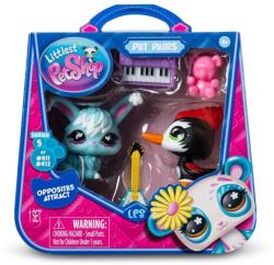 MGA Entertainment Littlest Pet Shop: Set dublu de figurine S5 - Ciocănitoare și Iepure (LPS01040/01041) Figurina