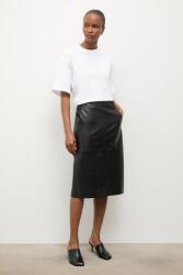 Answear. LAB bőr szoknya kivágással SORA Unscripted kollekció - fekete M