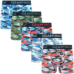 Gianvaglia 5PACK boxeri bărbați Gianvaglia multicolori (GVG-5077) XXL (184908)
