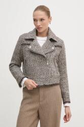 Sisley gyapjú keverék dzseki - szürke 36