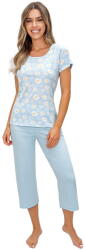 Donna Pijama dama DONNA MARGARET 3/4 albastru deschis: XL (33297 XL)