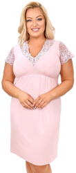 Donna Cămașă de noapte DONNA SONIA PLUS POWDER PINK: 5XL (33461 5XL)
