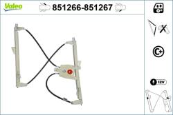 VALEO ablakemelő VALEO 851266 for CITROËN (851266)