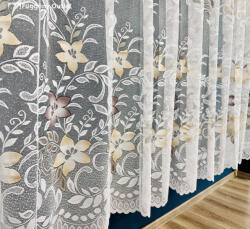 fuggonyoutlet Johanna, színes, krém mogyoró, 300x155 cm