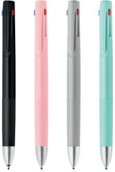  Golyóstoll 0, 7 mm, háromszínű, Zebra bLen 3C, szürke test írásszín kék