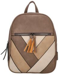 Beagles Barna színű dizájner bőr hátizsák „Turner (R22220-016-taupe-HU)