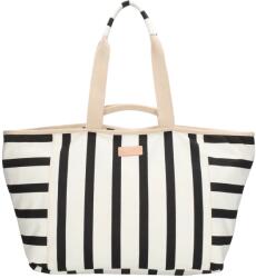 PE-Florence Fekete-fehér nagy strandtáska „Ocean (PT22487-105)