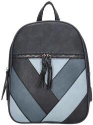 Beagles Kék színű dizájner bőr hátizsák „Turner (R22220-002-navy-HU)